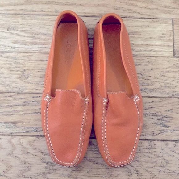 Wilsons soft pebbled Leather smoking driving loafers - Picture 2 of 4